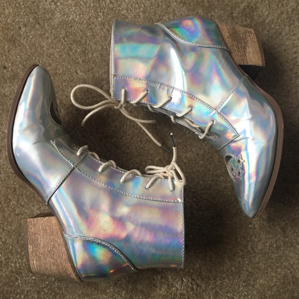 YRU Aura Holographic Boots